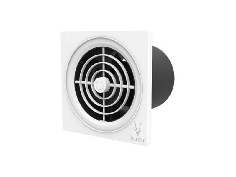 Extractor De Aire Kudu 4 Pulgadas Blanco 220 V.